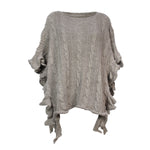 Damen Poncho Winter