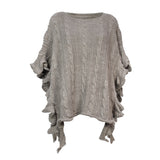 Damen Poncho Winter