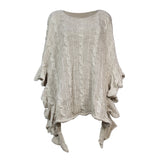 Damen Poncho Winter