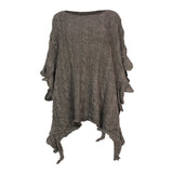 Damen Poncho Winter
