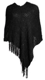 Damen Poncho Winter