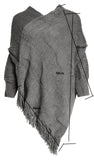 Damen Poncho Winter