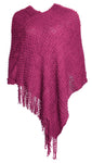 Damen Poncho Winter