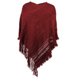 Damen Poncho Winter