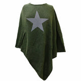 Damen Poncho Elegante
