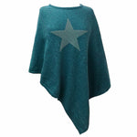 Damen Poncho Elegante