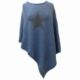 Damen Poncho Elegante