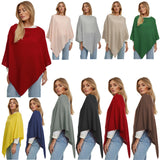 Damen Poncho Elegante