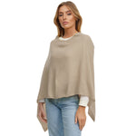Damen Poncho Elegante
