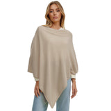 Damen Poncho Elegante