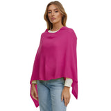 Damen Poncho Elegante
