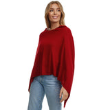Damen Poncho Elegante