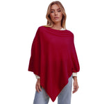 Damen Poncho Elegante