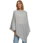 Damen Poncho Elegante