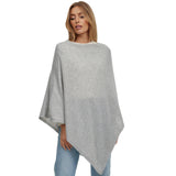 Damen Poncho Elegante