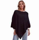 Damen Poncho Elegante