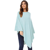 Damen Kaschmir Wolle Elegante Poncho Strickpullover