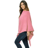 Damen Kaschmir Wolle Elegante Poncho Strickpullover