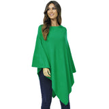 Damen Kaschmir Wolle Elegante Poncho Strickpullover