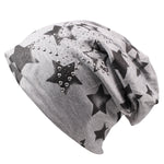 Unisex Mütze klassische Jersey Baumwolle mit Stern Strass