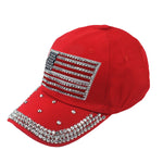 Damen Basecap Mütze Glitzersteine