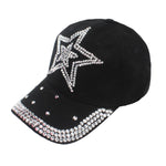 Damen Basecap Mütze Glitzersteine