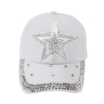 Damen Basecap Mütze Glitzersteine