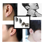 Edelstahl Unisex Ohrringe 4/7mm