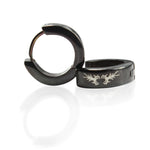 Edelstahl Unisex Ohrringe 4/7mm