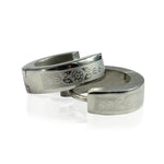 Edelstahl Unisex Ohrringe 4/7mm