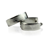 Edelstahl Unisex Ohrringe 4/7mm