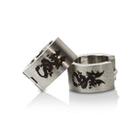 Edelstahl Unisex Ohrringe 4/7mm