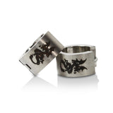 Edelstahl Unisex Ohrringe 4/7mm