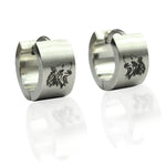 Edelstahl Unisex Ohrringe 4/7mm