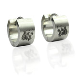Edelstahl Unisex Ohrringe 4/7mm