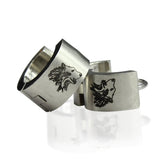 Edelstahl Unisex Ohrringe 4/7mm