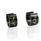 Edelstahl Unisex Ohrringe 4/7mm
