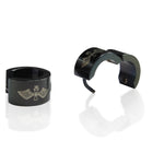 Edelstahl Unisex Ohrringe 4/7mm