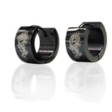 Edelstahl Unisex Ohrringe 4/7mm