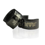 Edelstahl Unisex Ohrringe 4/7mm