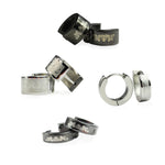 Edelstahl Unisex Ohrringe 4/7mm