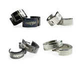 Edelstahl Unisex Ohrringe 4/7mm