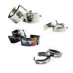 Edelstahl Unisex Ohrringe 4/7mm