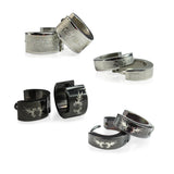 Edelstahl Unisex Ohrringe 4/7mm
