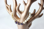 Damen Parlen Ketten Halskette und Armband Süßwasser Perle