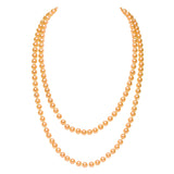 Damen Parlen Kette Halskette Lang 122cm